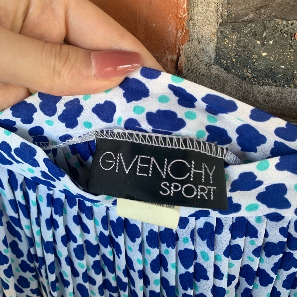 Givenchy Sport Vintage White Pleated Skirt Sz 6 - Picture 5 of 9